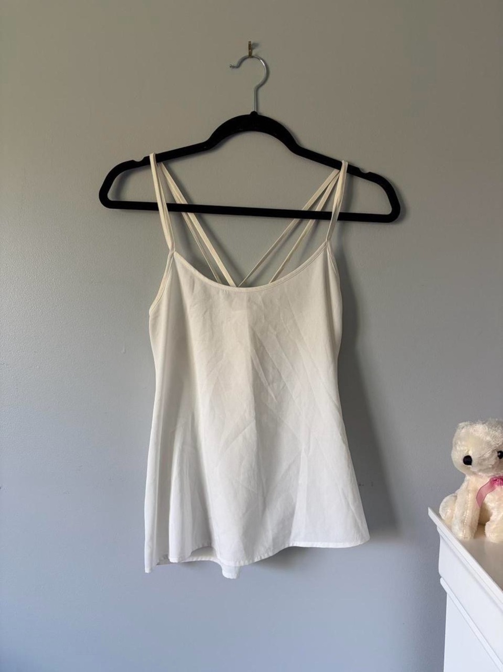 Abercrombie & Fitch Cream Double-Strap Cami